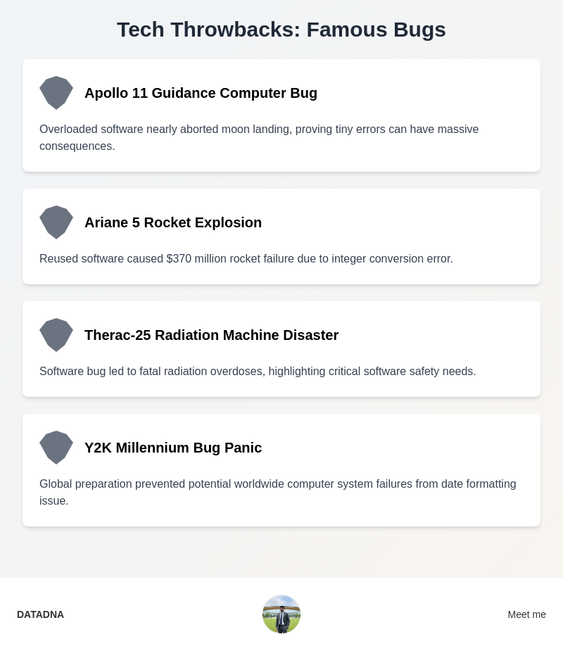 Computer Bug Evolution